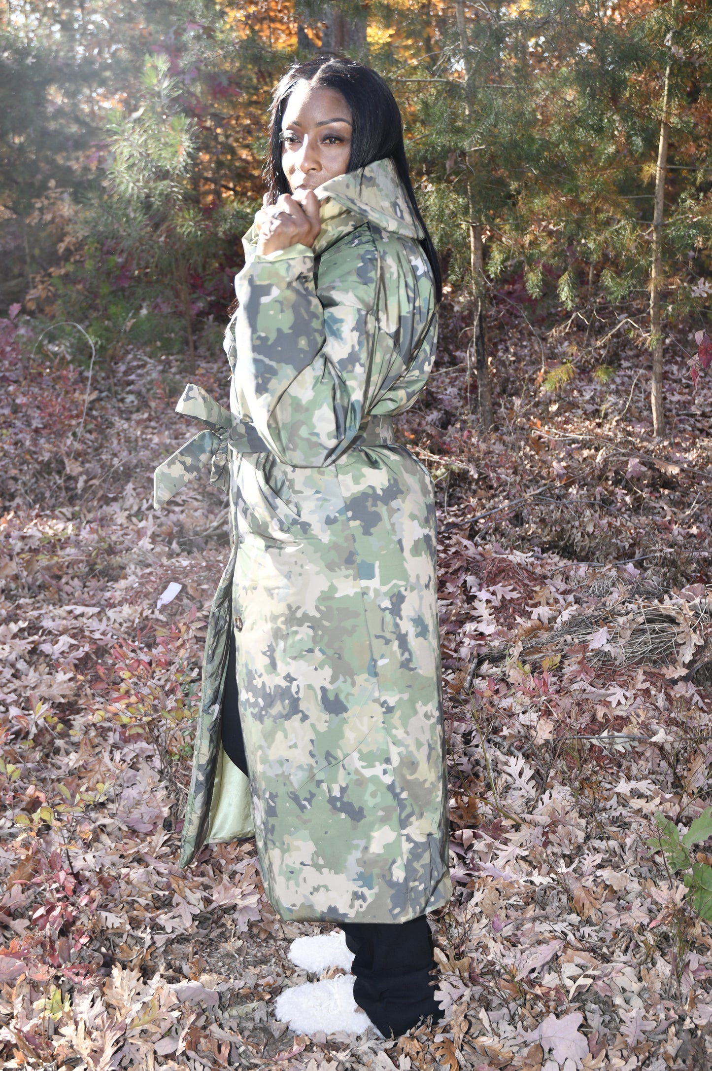 Stealth Luxe Puffer Coat