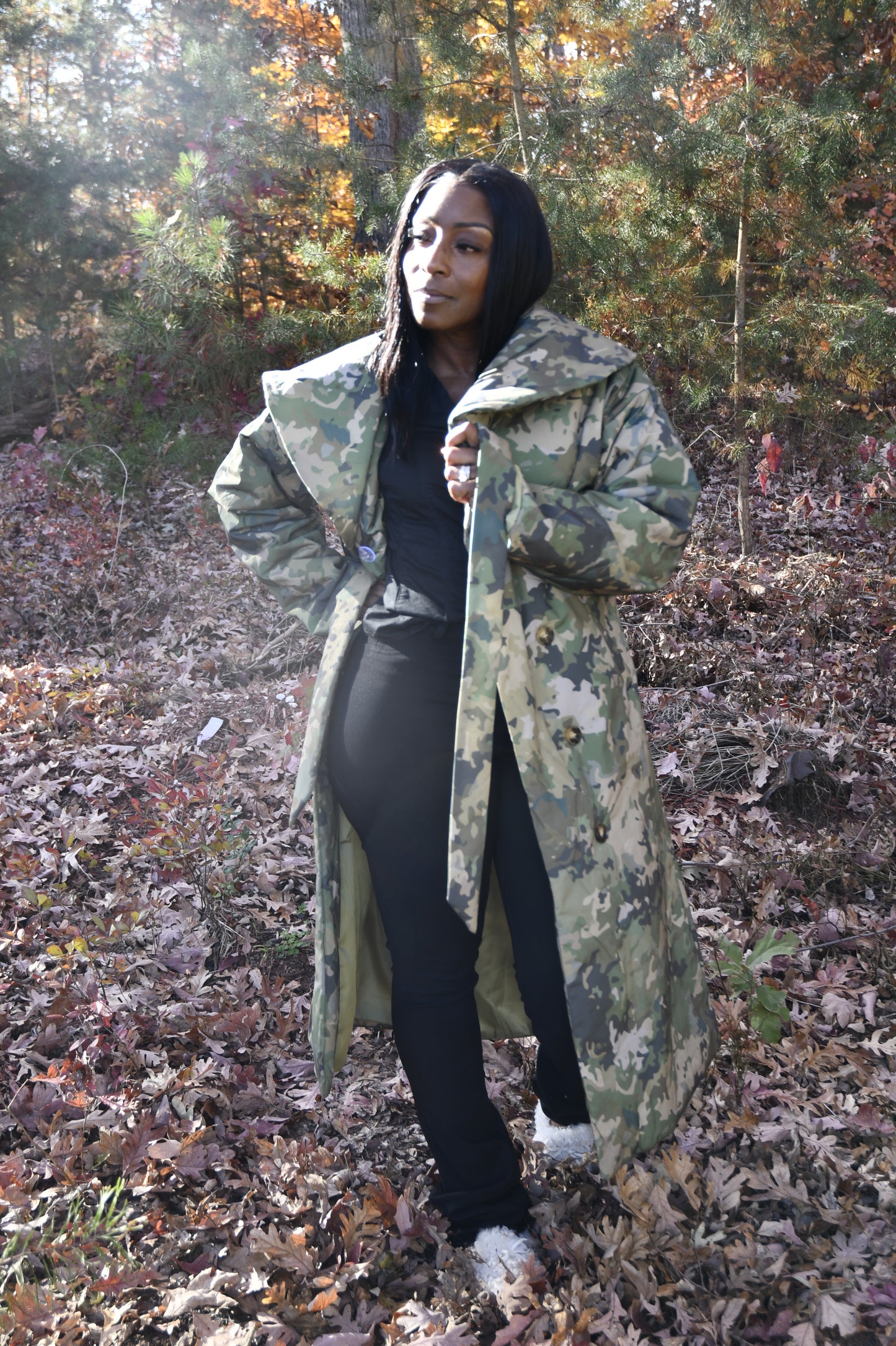 Stealth Luxe Puffer Coat
