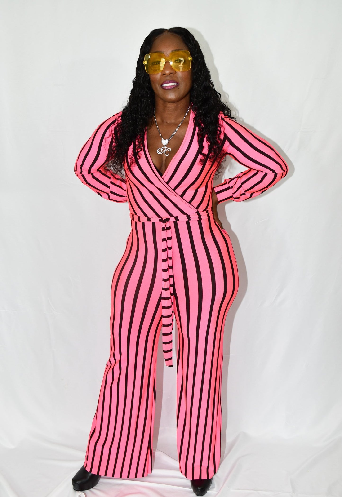 Pretty In Pink Jumpsuit