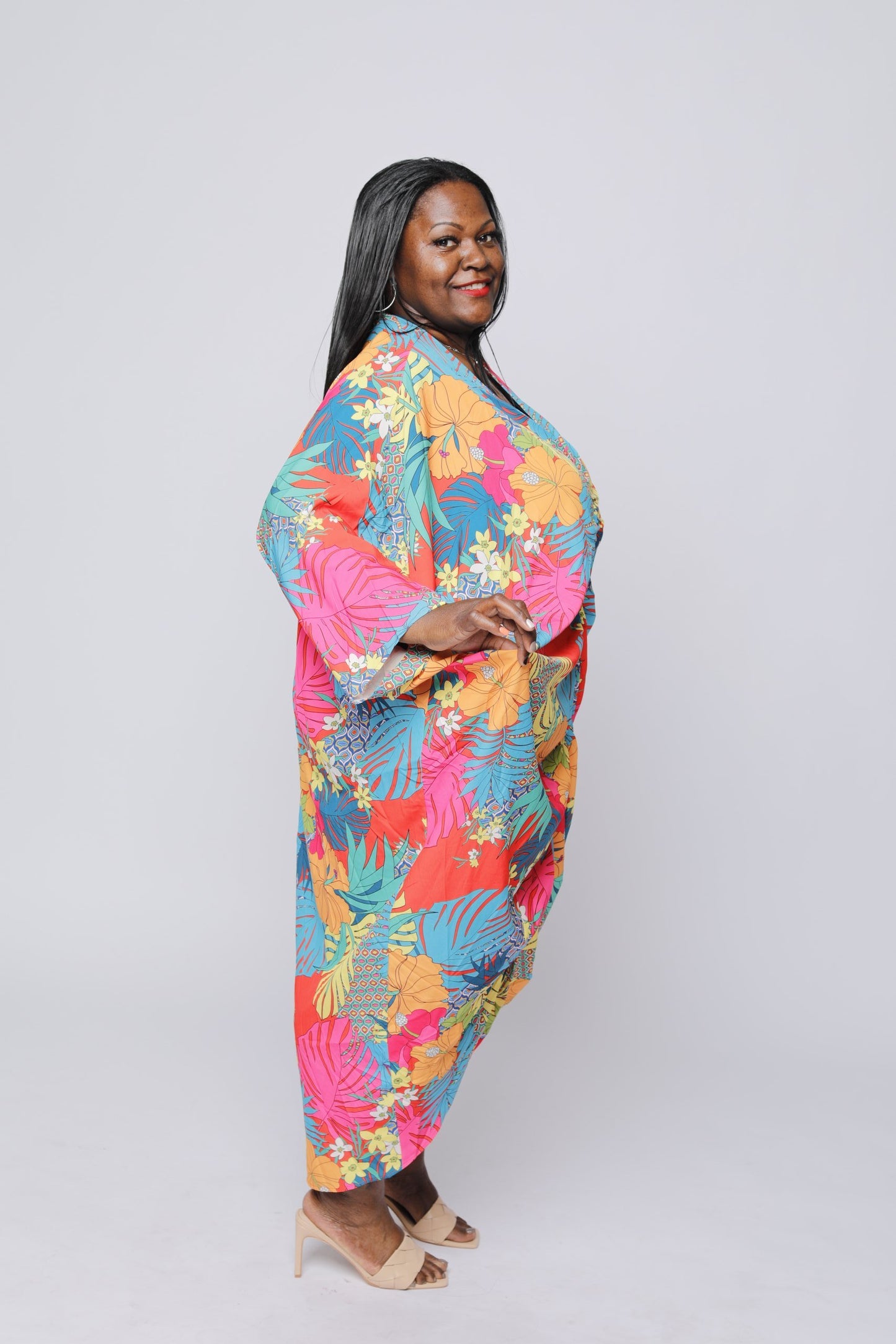 Kaftan Ruched Dress