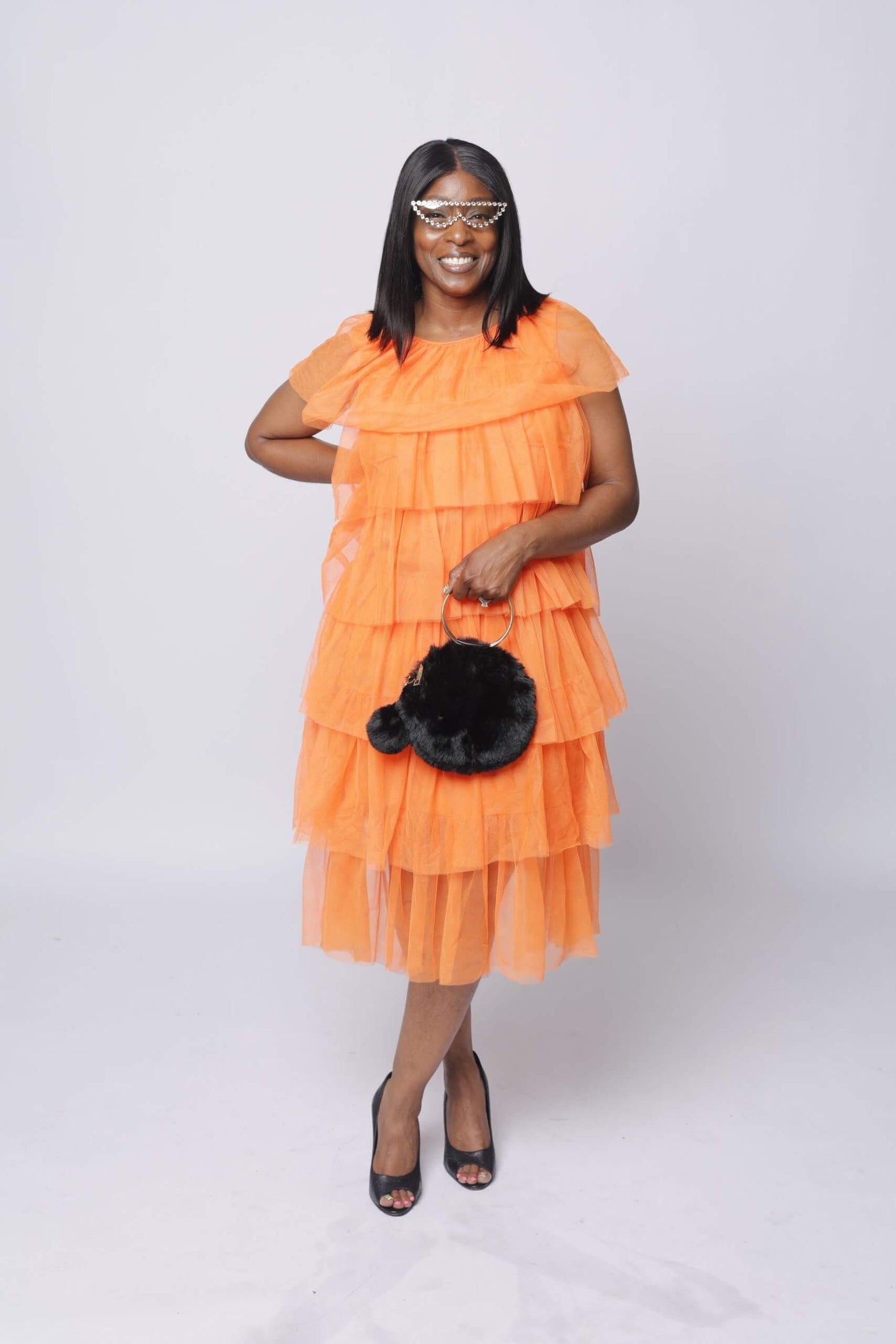 Flame Tulle Dress