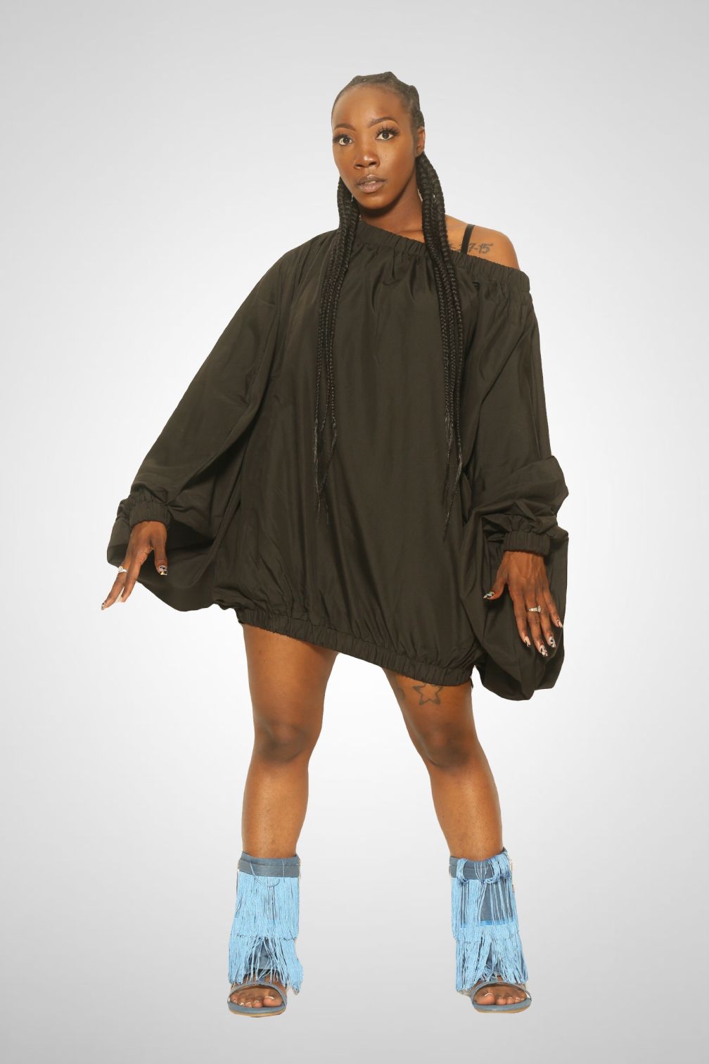 Puffer long sleeve Oversize top