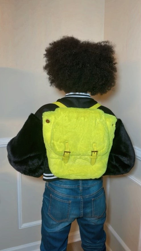 Faux Fur Backpack