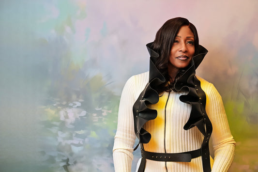 Sovereign Ruffle Harness Sculptural Statement Fashion Harness for Women