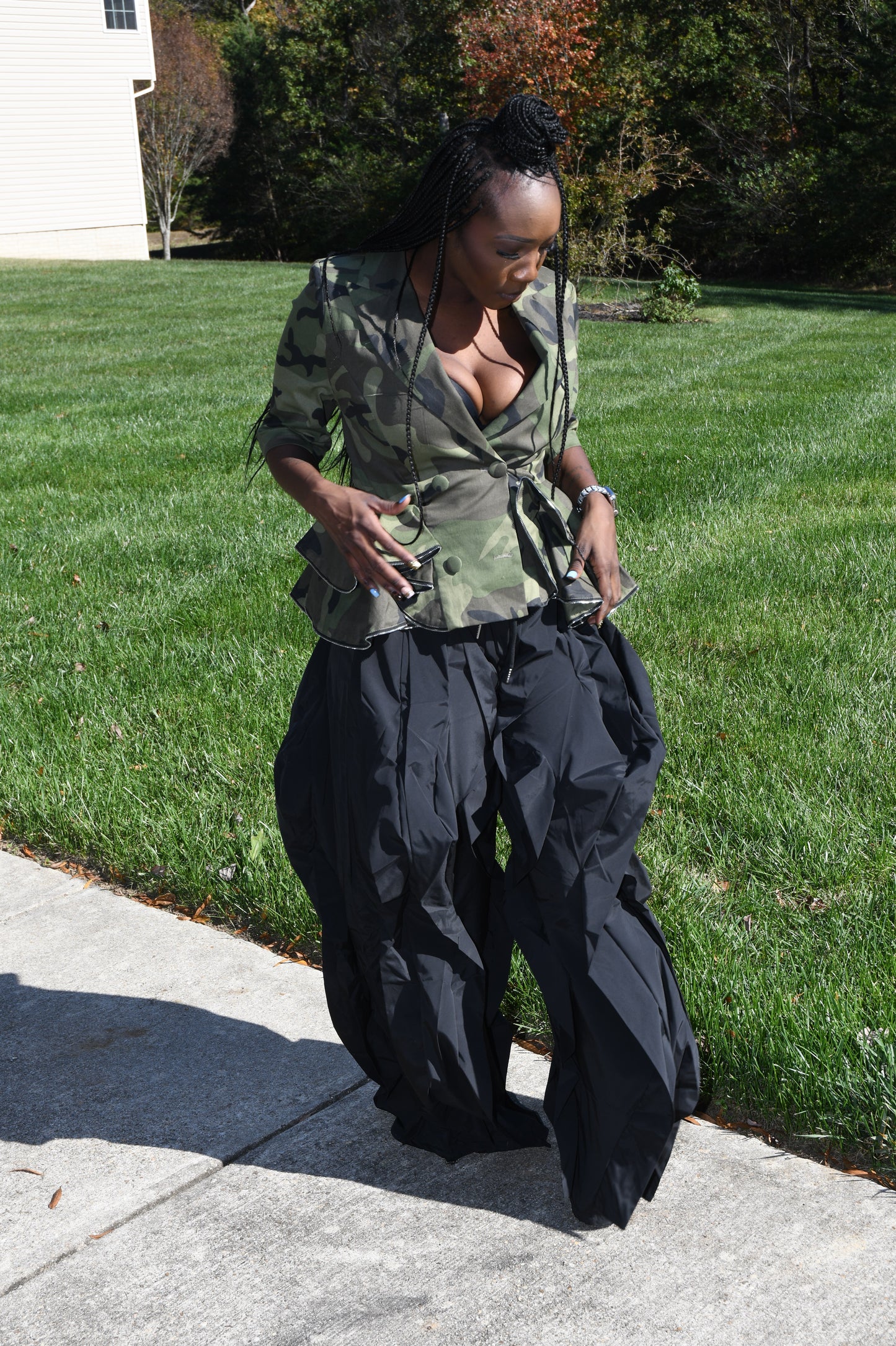 “Militia Muse Peplum Jacket