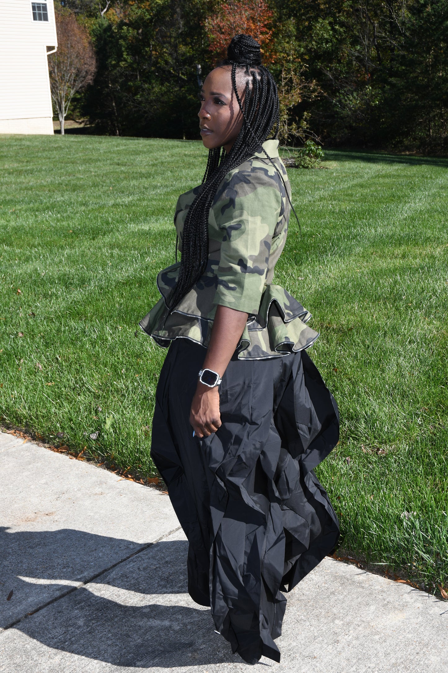 “Militia Muse Peplum Jacket