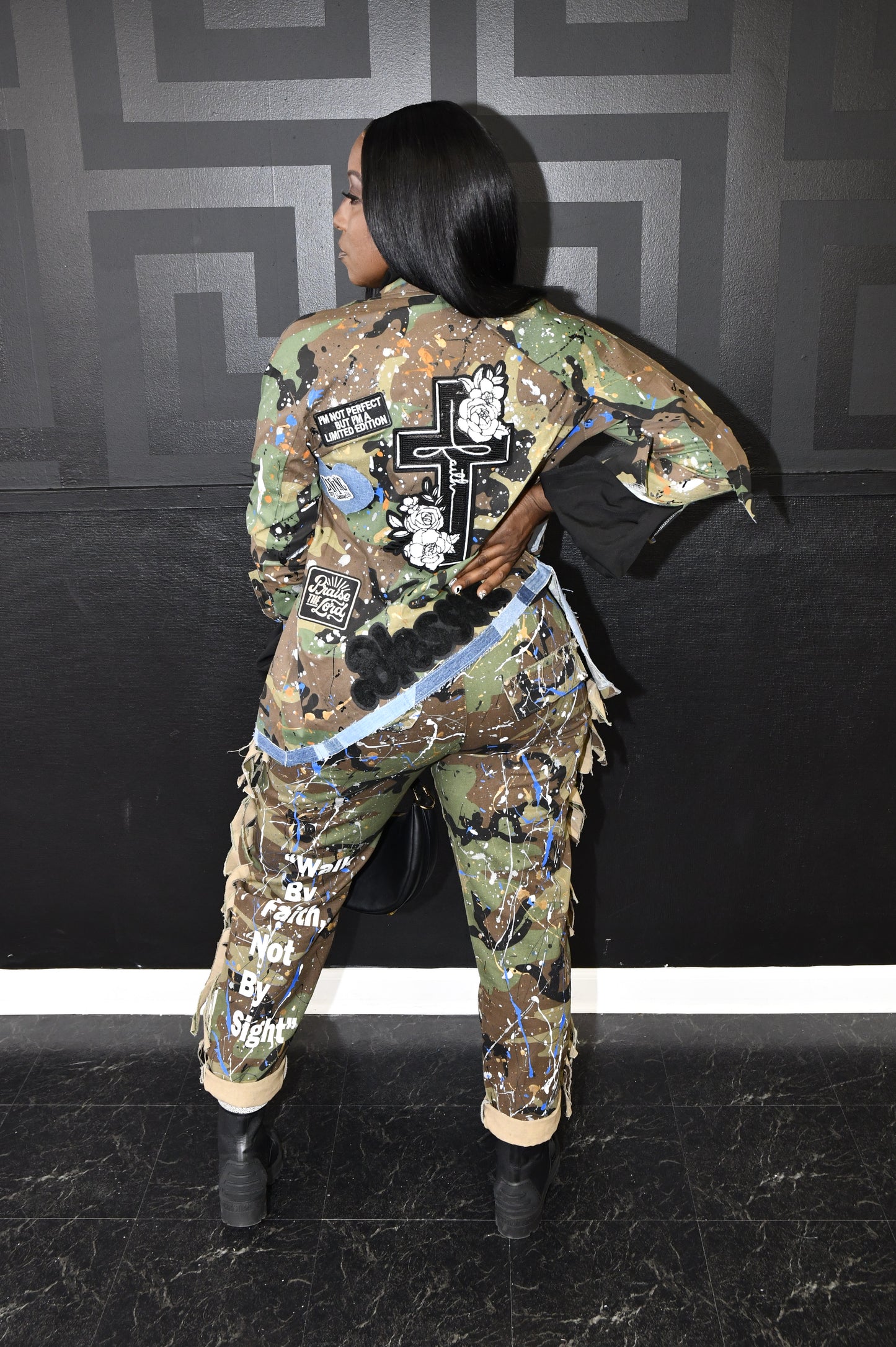 Camo "Walk by Faith" Jacket