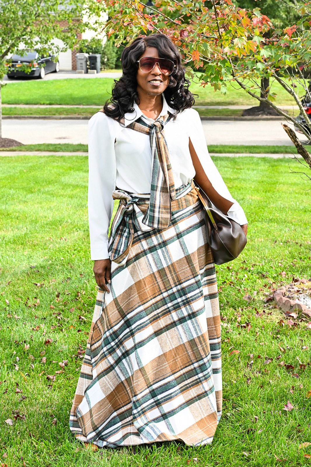 The Signature Sweep Wrap Skirt