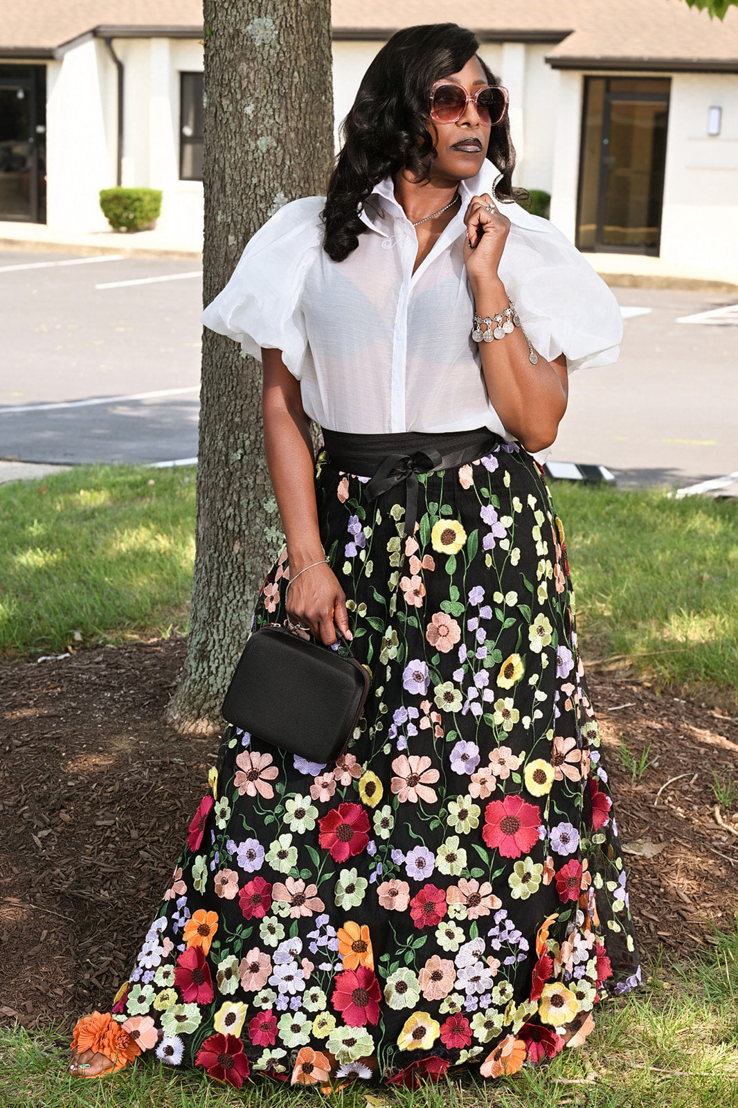 Blossom Grace Maxi Skirt