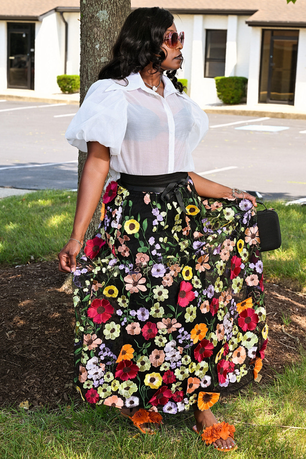 Blossom Grace Maxi Skirt