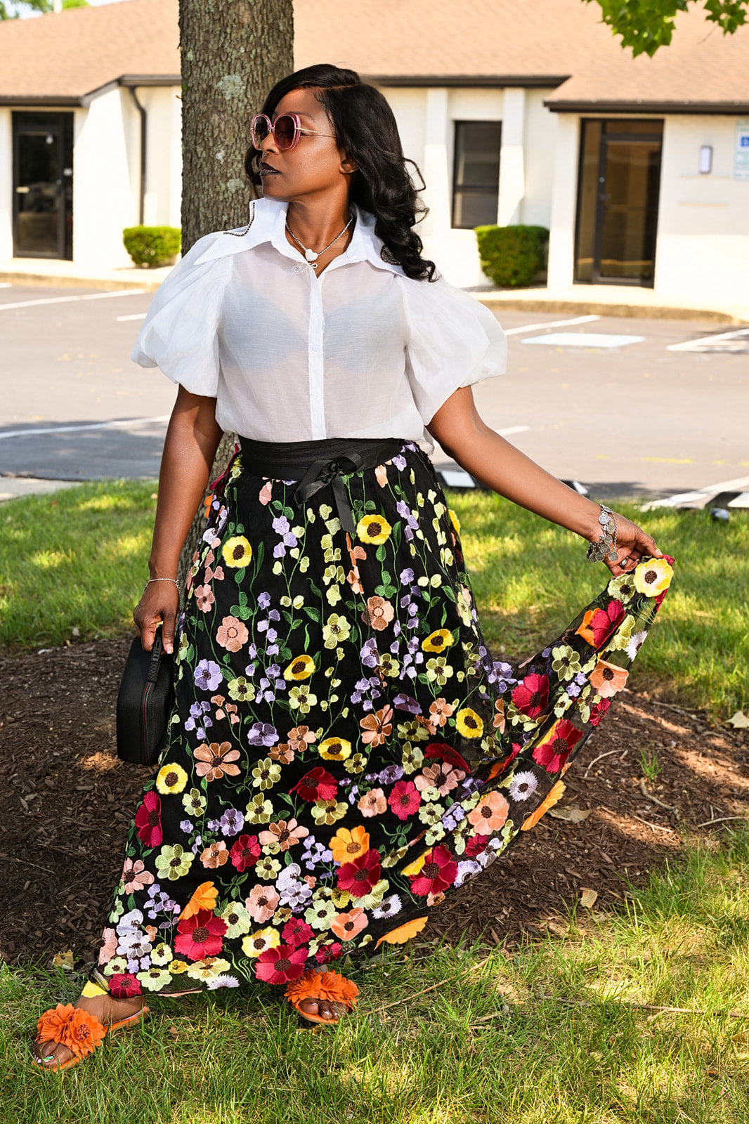 Blossom Grace Maxi Skirt