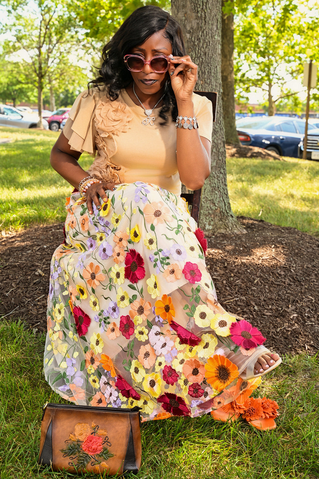 Blossom Grace Maxi Skirt