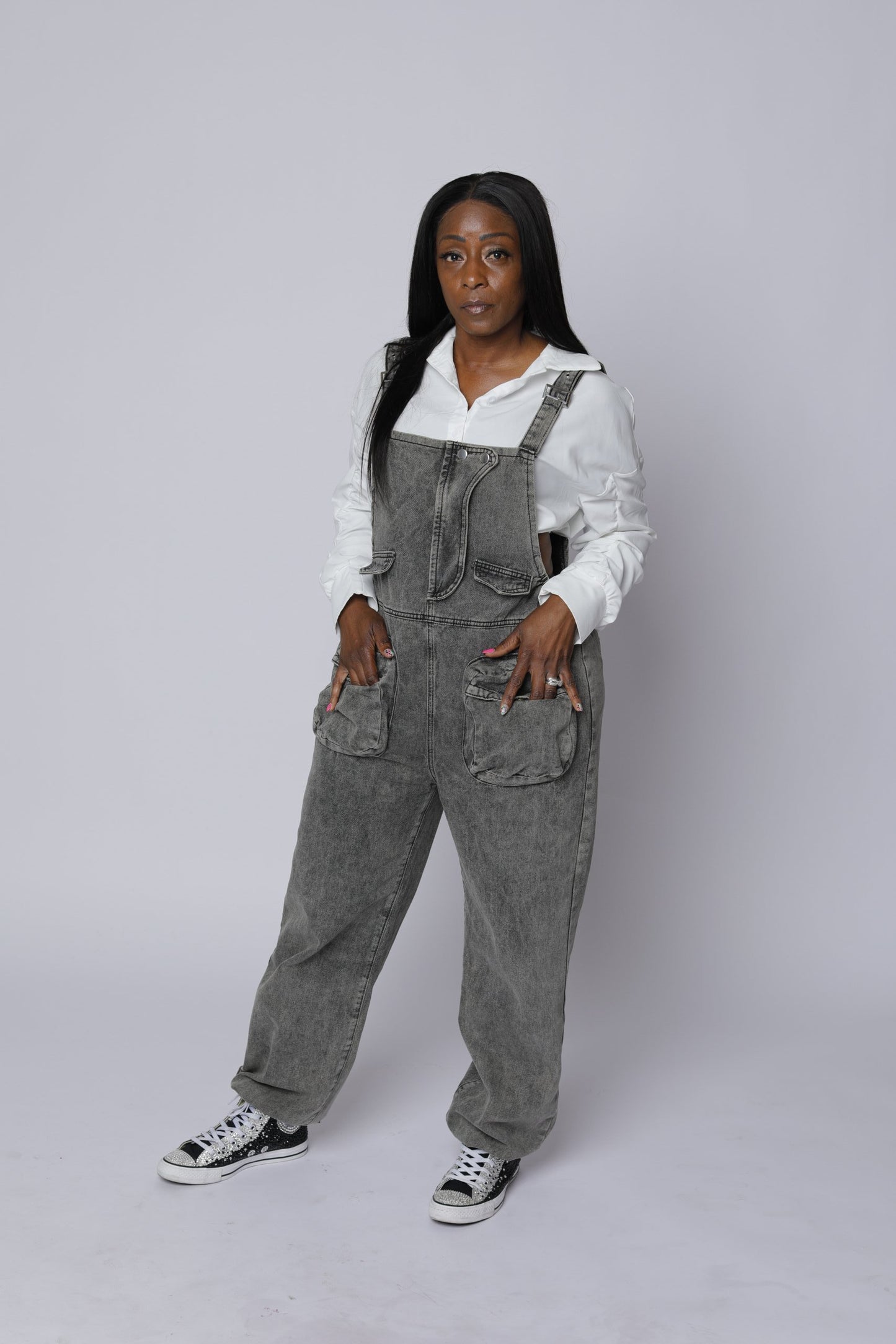 Baggy Denim Jumpsuit