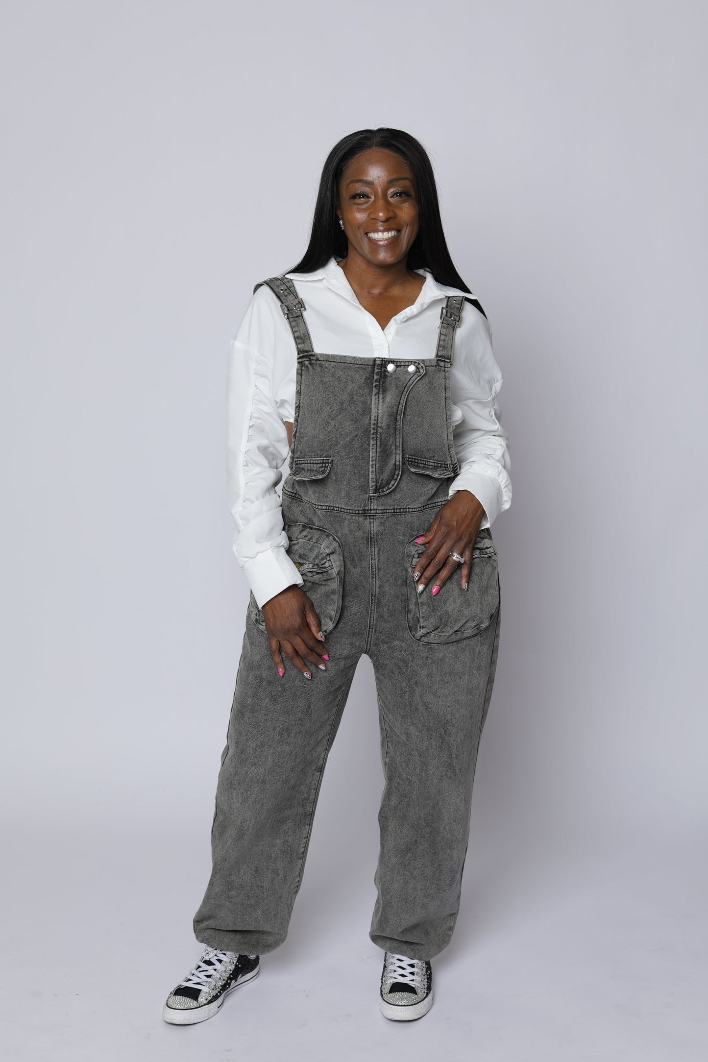 Baggy Denim Jumpsuit